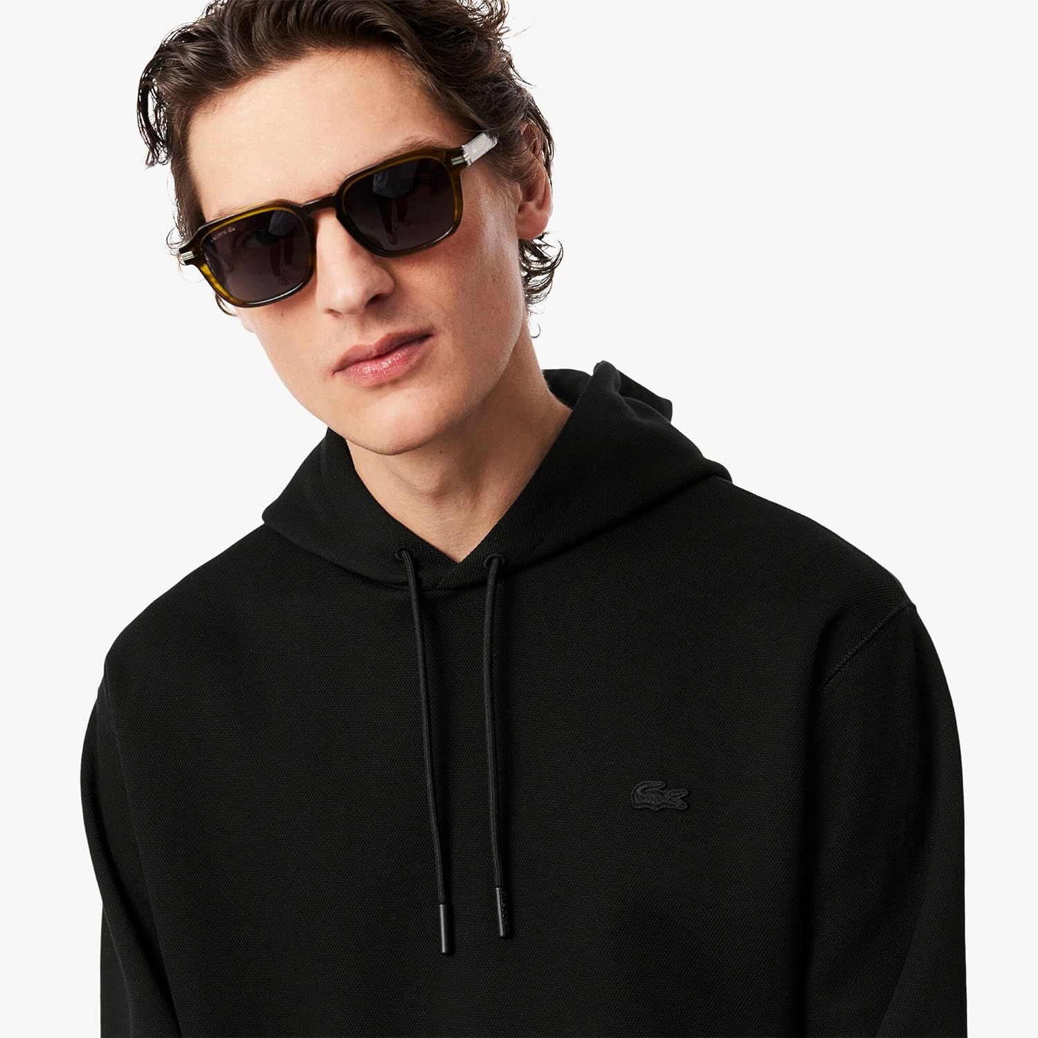 Толстовка Lacoste, официальная толстовка из пике, однотонная худи, мужская, черный
Толстовка Lacoste, официальная толстовка из пике, однотонная худи, мужская, черный