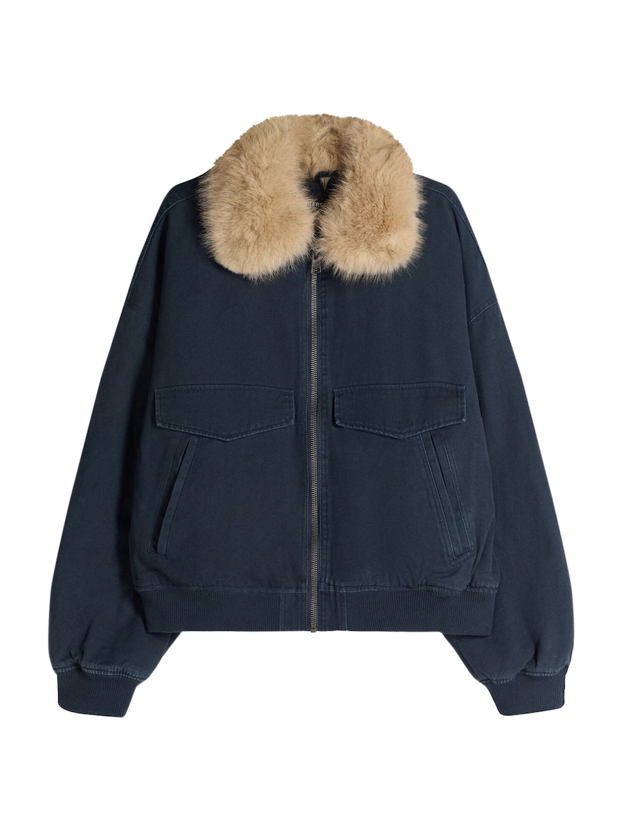 Куртка межсезонная Bershka, темно-синий
Куртка межсезонная Bershka, темно-синий