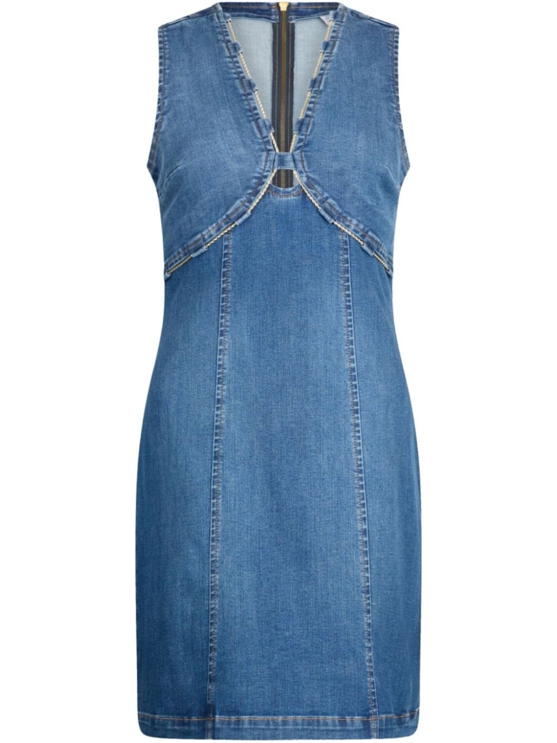 LIU JO Джинсовое платье с цепочкой, украшенной драгоценными камнями, синий
LIU JO Джинсовое платье с цепочкой, украшенной драгоценными камнями, синий