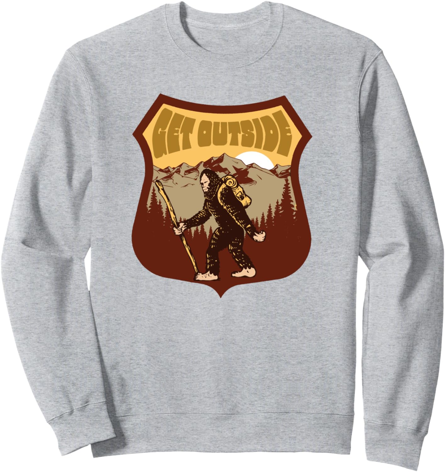 Походы, Бигфут, природа, Сасквоч, винтажная ретро-толстовка Sasquatch Garage, серый
Походы, Бигфут, природа, Сасквоч, винтажная ретро-толстовка Sasquatch Garage, серый