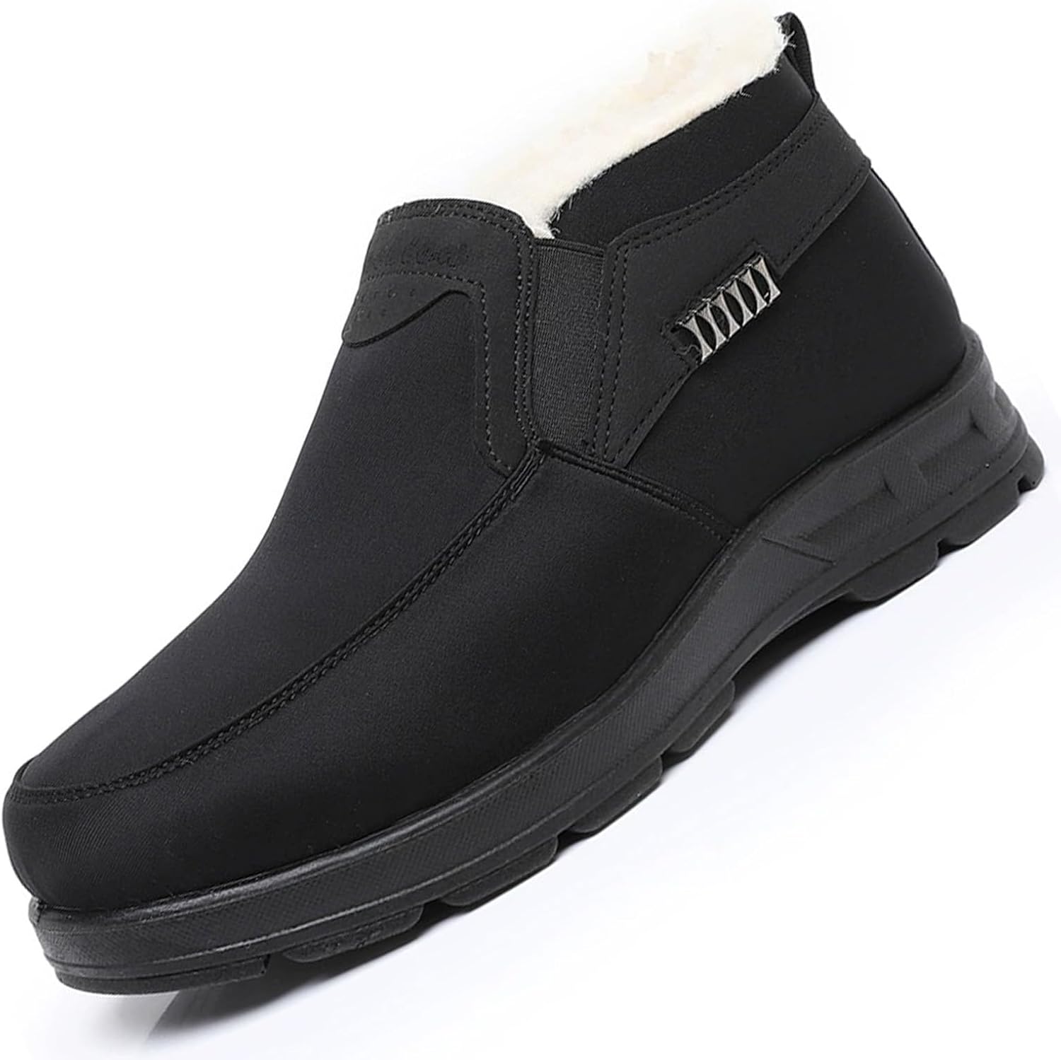 Мужские ортопедические теплые зимние ботинки, удобные легкие зимние ботинки с меховой подкладкой, без шнуровки, с противоскользящей подошвой Ghtrhsb, черный
Мужские ортопедические теплые зимние ботинки, удобные легкие зимние ботинки с меховой подкладкой, без шнуровки, с противоскользящей подошвой Ghtrhsb, черный