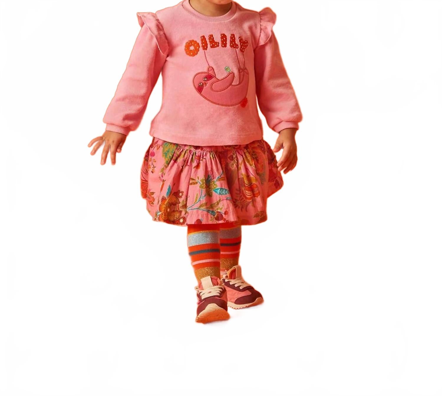 Детский свитер Hoppy из розового бархата Oilily
Детский свитер Hoppy из розового бархата Oilily