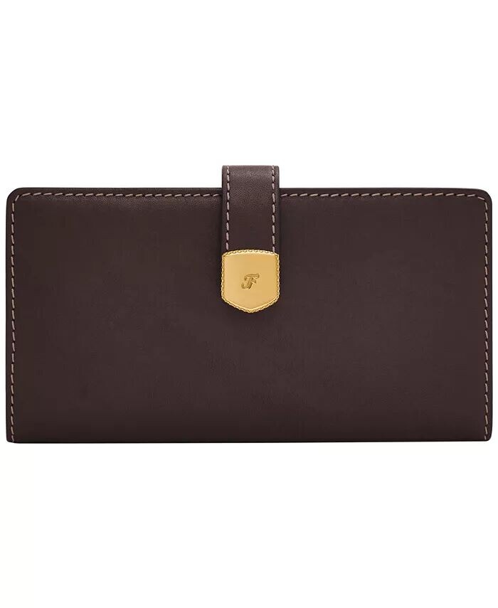 Кожаный кошелек Lennox с вкладками двойного сложения Fossil, коричневый
Кожаный кошелек Lennox с вкладками двойного сложения Fossil, коричневый