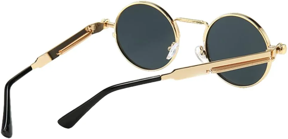 Солнцезащитные очки MUTYNE в стиле панк, круглые, винтажные, готические, ретро, для женщин и мужчин, модные, в металлической оправе, роскошные, в стиле хип-хоп, C9
Солнцезащитные очки MUTYNE в стиле панк, круглые, винтажные, готические, ретро, для женщин и мужчин, модные, в металлической оправе, роскошные, в стиле хип-хоп, C9