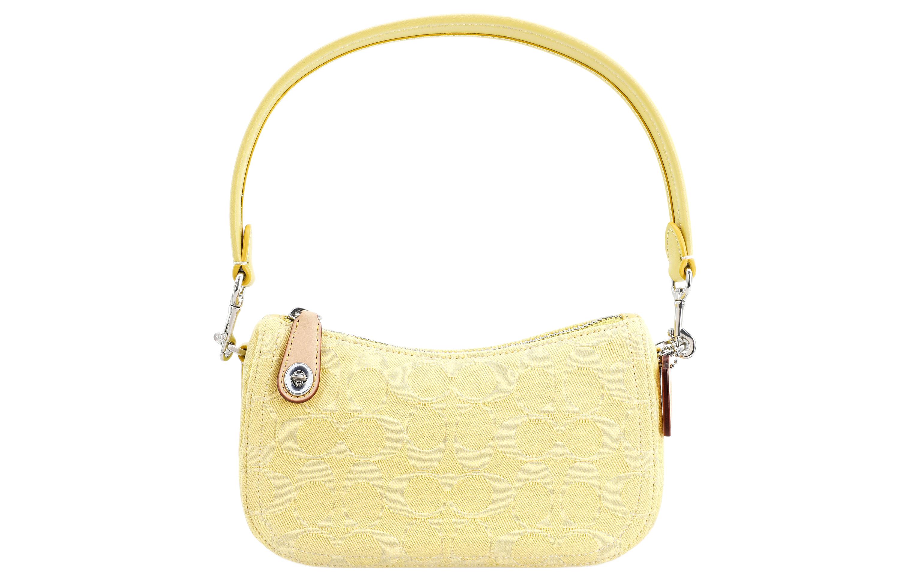 Свингер Деним с кожаной сумкой-полумесяц, Женская Желтая Сумка COACH Через Плечо
Свингер Деним с кожаной сумкой-полумесяц, Женская Желтая Сумка COACH Через Плечо