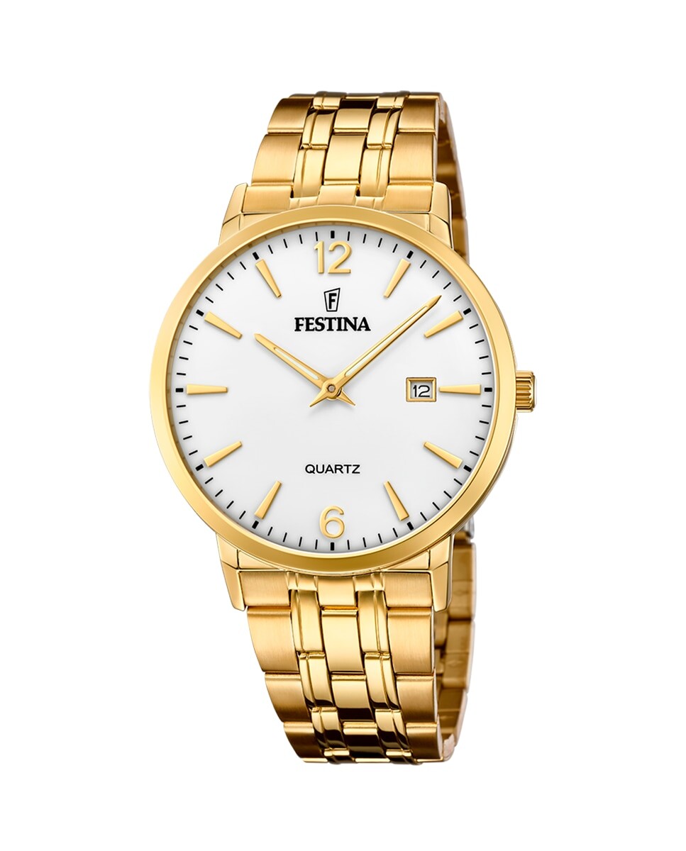 Мужские часы F20513/2 Acero Classico из золотой стали Festina, золотой
Мужские часы F20513/2 Acero Classico из золотой стали Festina, золотой