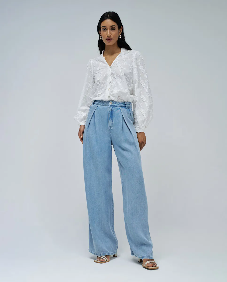 Женские легкие джинсовые брюки-чинос с широкими штанинами Salsa Jeans, синий
Женские легкие джинсовые брюки-чинос с широкими штанинами Salsa Jeans, синий