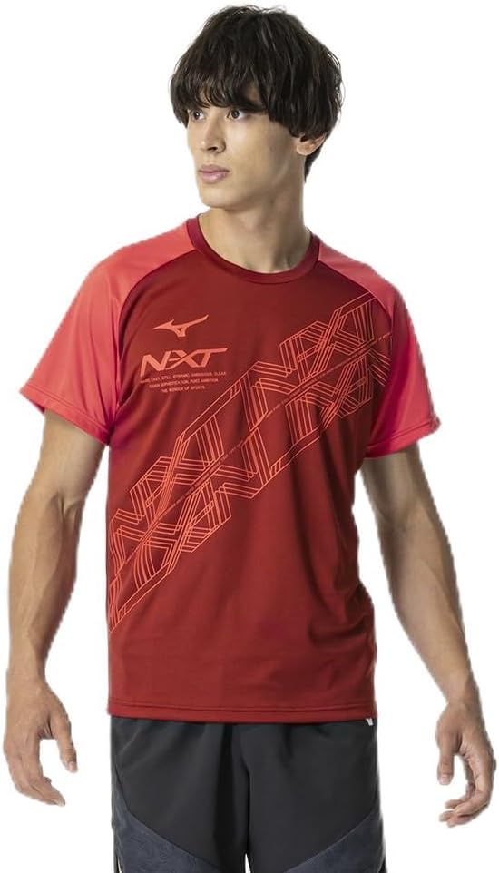 Тренировочная футболка MIZUNO N-XT, с коротким рукавом, унисекс, для взрослых, U2MAB015, красный
Тренировочная футболка MIZUNO N-XT, с коротким рукавом, унисекс, для взрослых, U2MAB015, красный