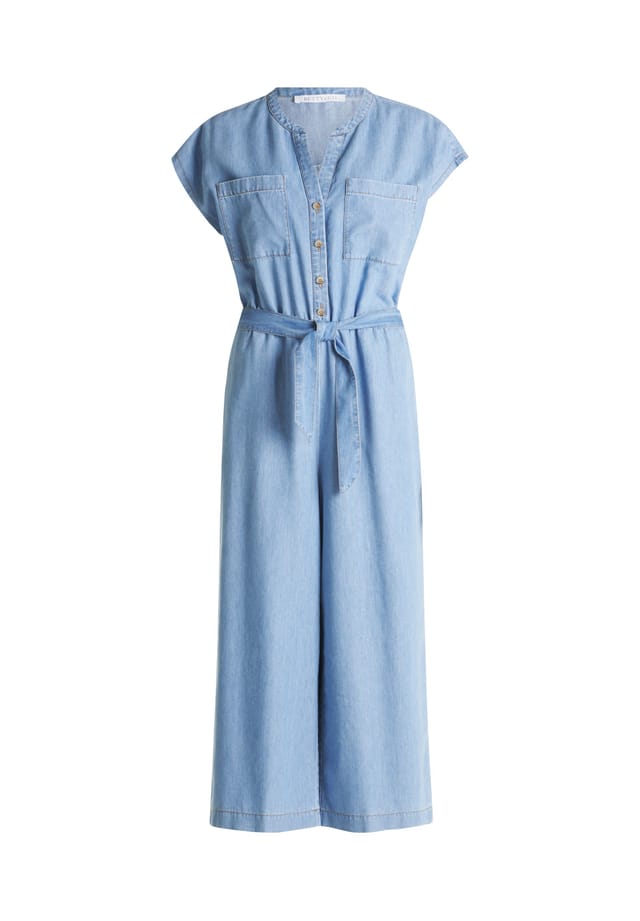 Комбинезон с накладными карманами Betty & Co, синий
Комбинезон с накладными карманами Betty & Co, синий