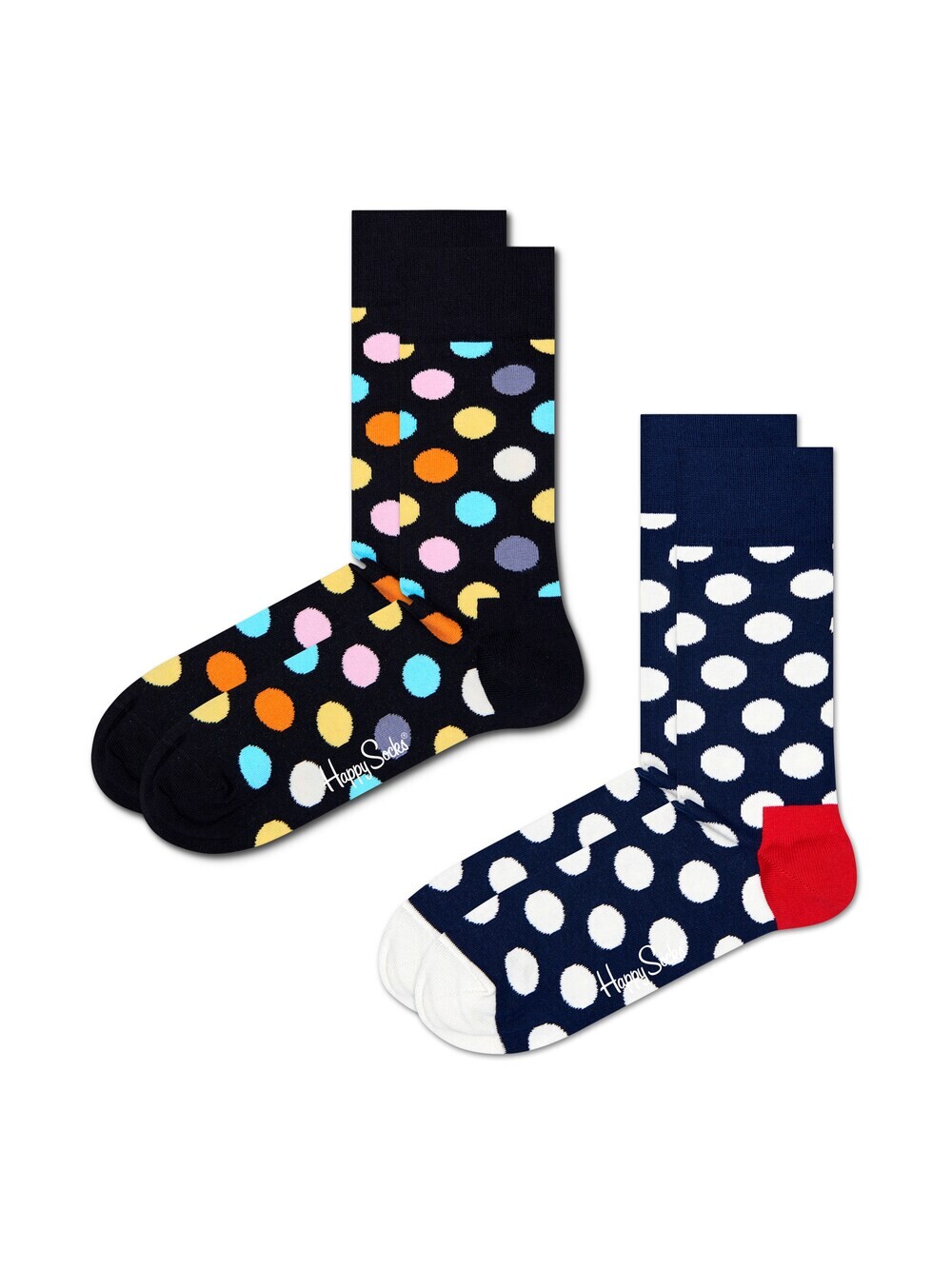 Носки Happy Socks 2-Pack Big Dot 1, голубовато-черный
Носки Happy Socks 2-Pack Big Dot 1, голубовато-черный