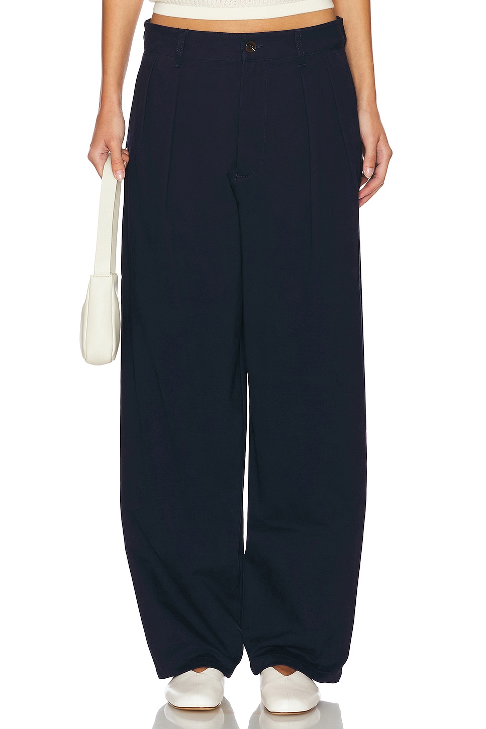 Широкие брюки со складками Wao, синий
Широкие брюки со складками Wao, синий