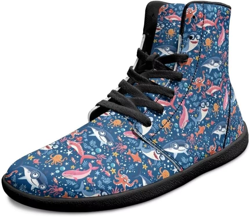 Мужские босоножки с принтом милых животных, легкие с широкой носочной частью, антискользящие, высокие кроссовки с нулевым перепадом подошвы Getelinseng, Sea Animal
Мужские босоножки с принтом милых животных, легкие с широкой носочной частью, антискользящие, высокие кроссовки с нулевым перепадом подошвы Getelinseng, Sea Animal