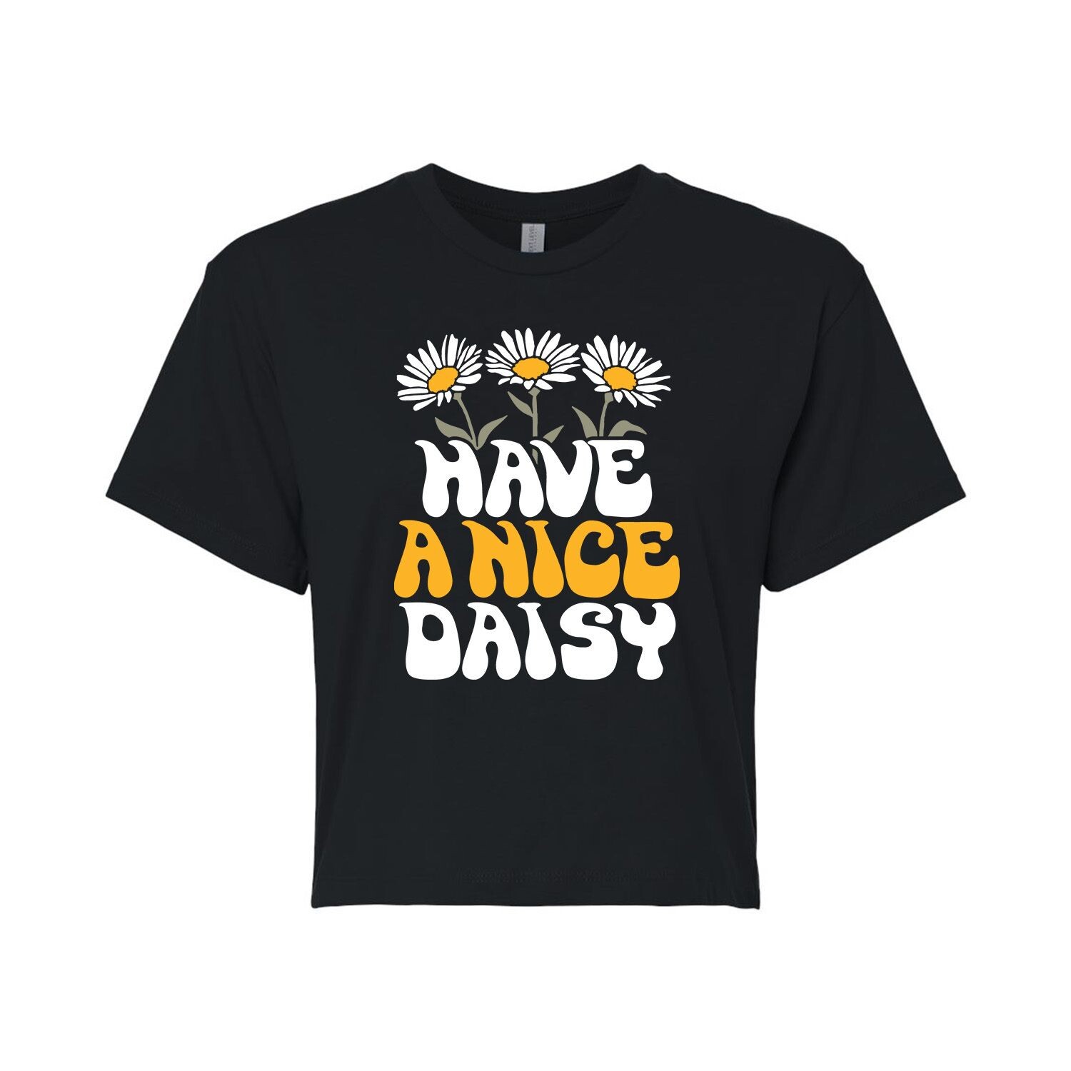 Укороченная футболка с рисунком ромашки для юниоров Have A Nice Daisy Licensed Character
Укороченная футболка с рисунком ромашки для юниоров Have A Nice Daisy Licensed Character