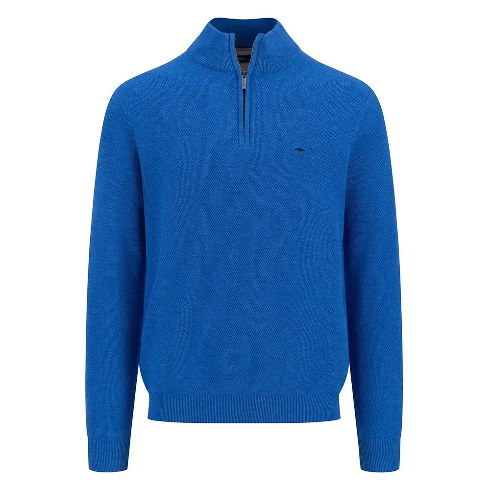 Свитер Fynch Hatton 1513222 half zip, синий 
Свитер Fynch Hatton 1513222 half zip, синий