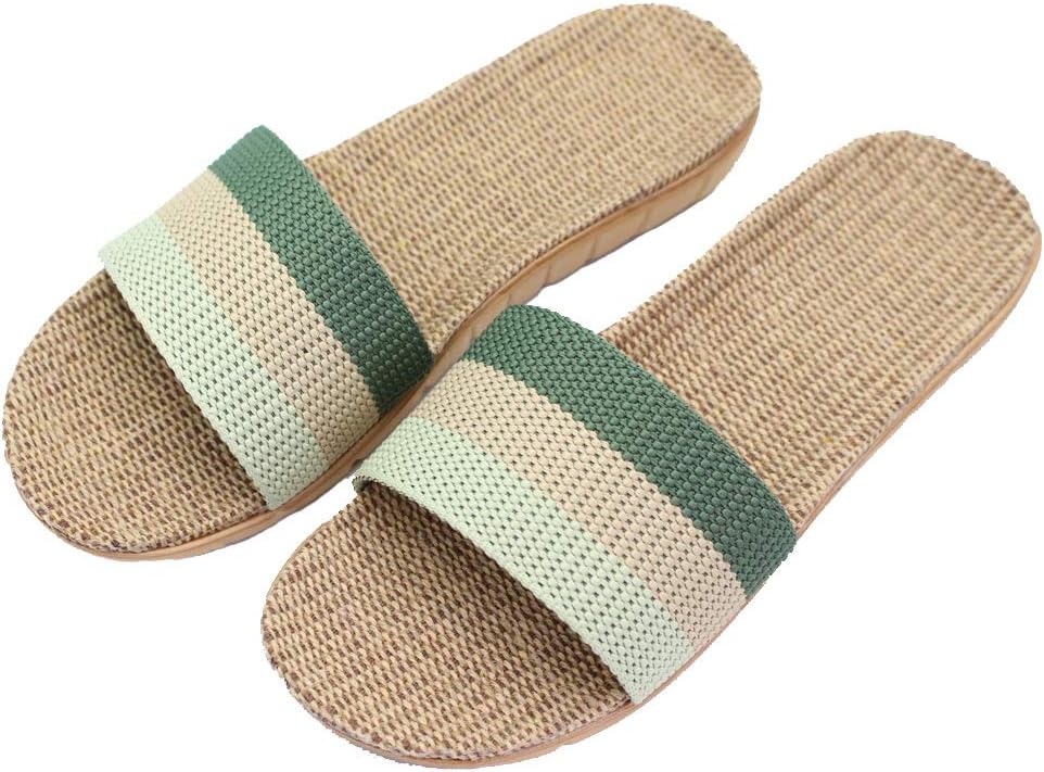 Летние домашние тапочки Hwayslon из льна унисекс с противоскользящей подошвой, зеленый
Летние домашние тапочки Hwayslon из льна унисекс с противоскользящей подошвой, зеленый