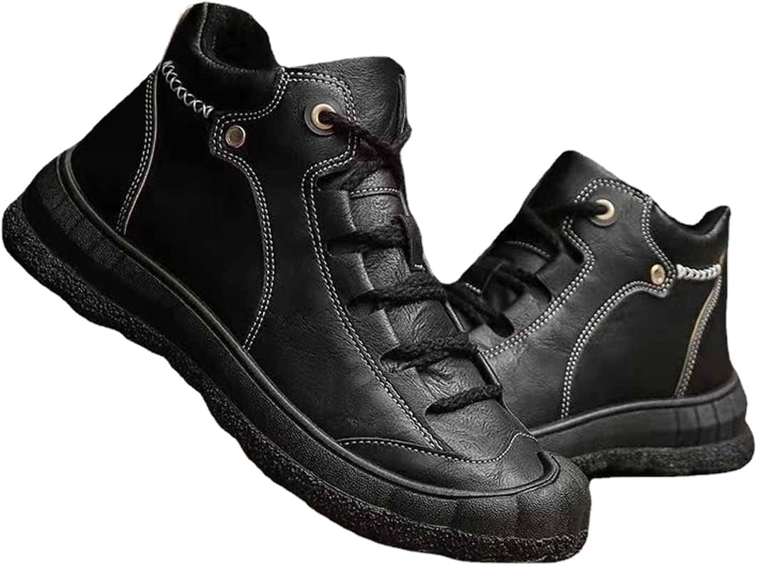 Мужские походные ботинки MSYINGL, утепленные кожаные кроссовки, легкие обувь для скалолазания с защитой носка, черный
Мужские походные ботинки MSYINGL, утепленные кожаные кроссовки, легкие обувь для скалолазания с защитой носка, черный