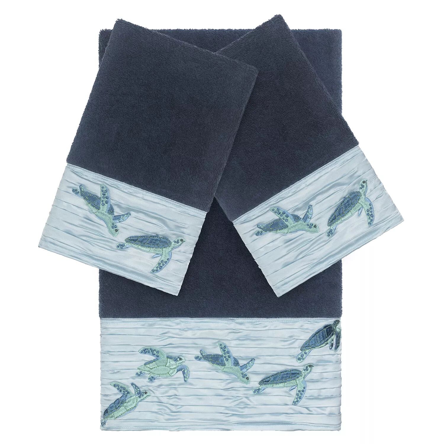 Linum Home Textiles Турецкий хлопок Набор украшенных полотенец Mia из 3 предметов, темно-синий
Linum Home Textiles Турецкий хлопок Набор украшенных полотенец Mia из 3 предметов, темно-синий