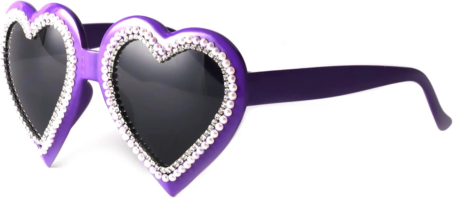 bullabulling Солнцезащитные очки в форме сердца со стразами, модные женские солнцезащитные очки с бриллиантовым блеском для вечеринки, хрустальные очки, Purple
bullabulling Солнцезащитные очки в форме сердца со стразами, модные женские солнцезащитные очки с бриллиантовым блеском для вечеринки, хрустальные очки, Purple