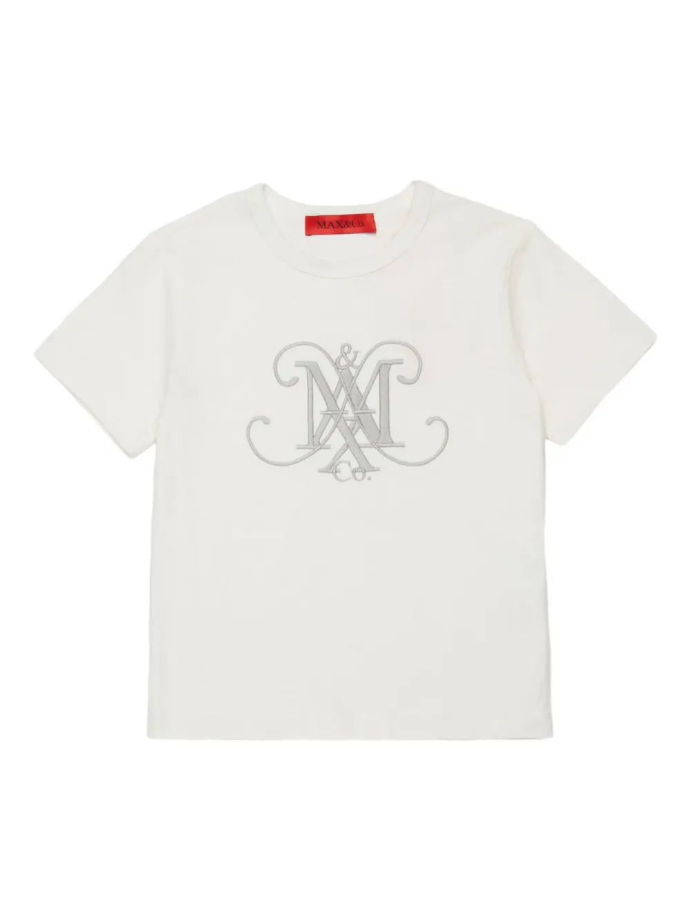 Футболка с вышитым логотипом MAX&Co. Kids, белый
Футболка с вышитым логотипом MAX&Co. Kids, белый