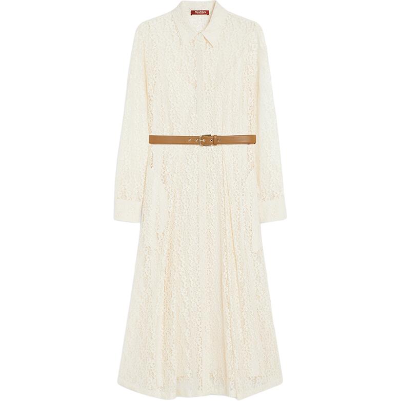 Max Mara Studio кружевное платье-рубашка MaxMara Studio, белый
Max Mara Studio кружевное платье-рубашка MaxMara Studio, белый