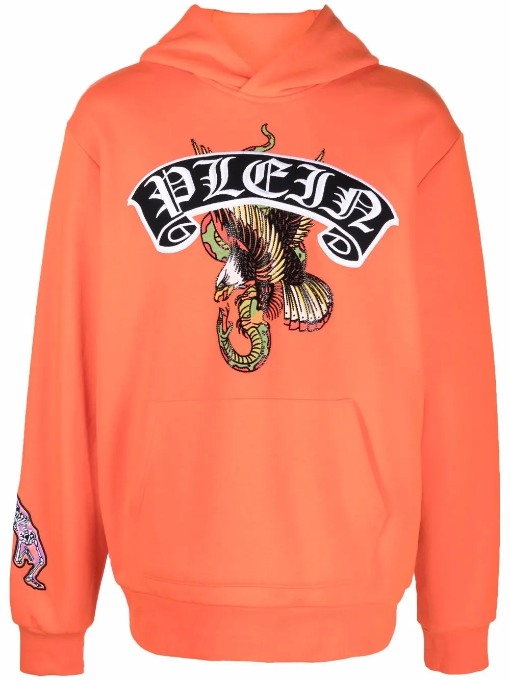 Худи с вышитым логотипом Philipp Plein, оранжевый
Худи с вышитым логотипом Philipp Plein, оранжевый