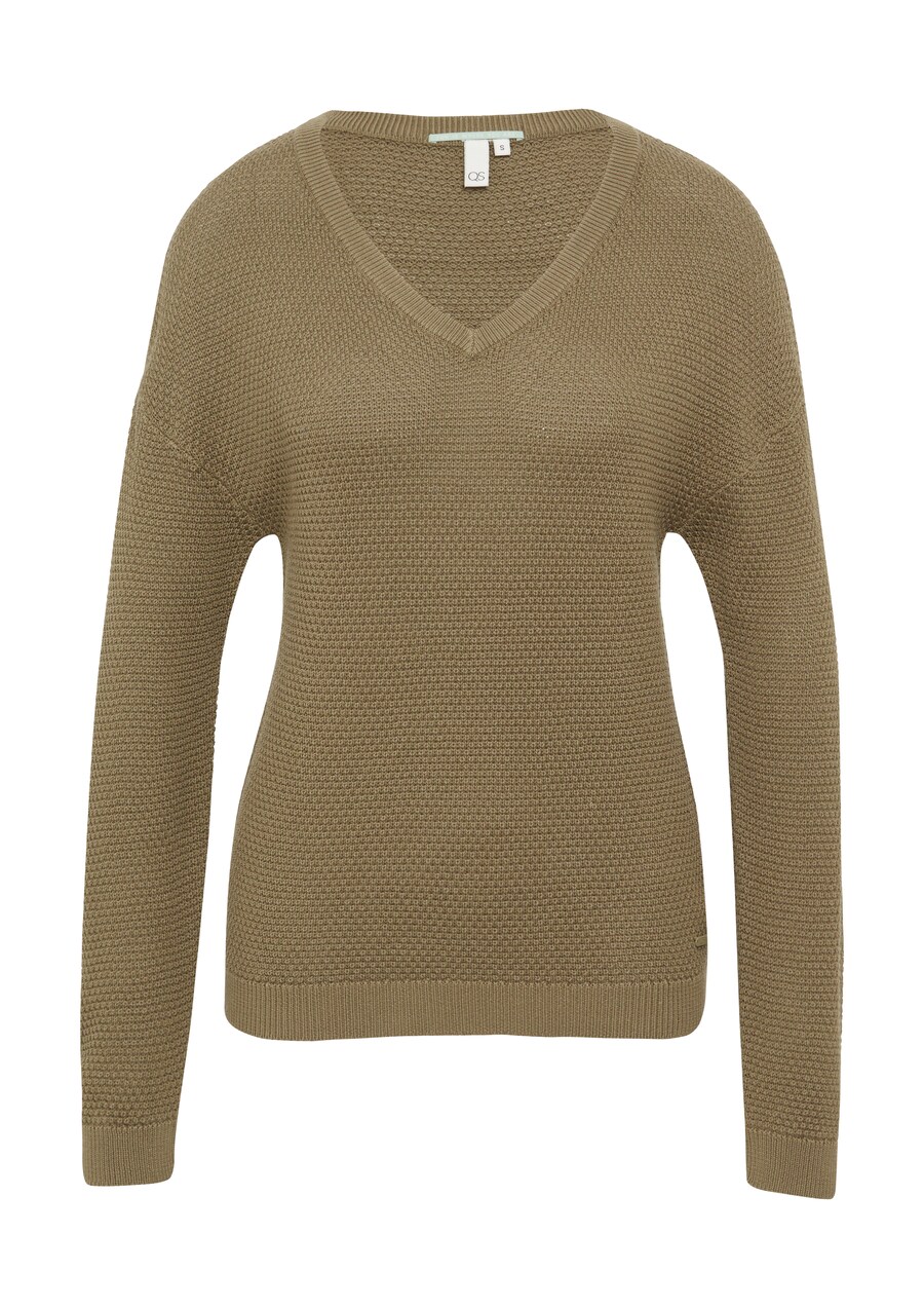 Свитер QS, оливковый
Свитер QS, оливковый