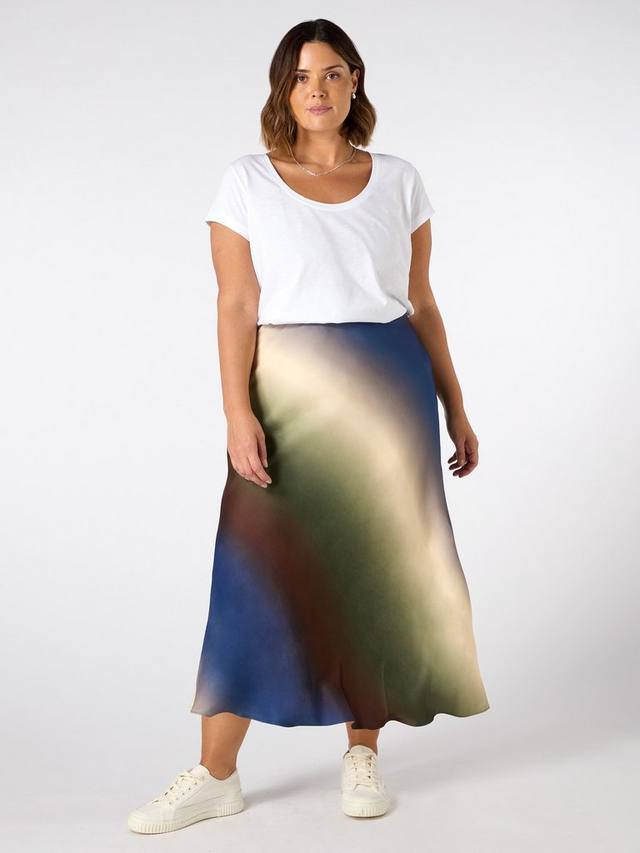 Плиссированная миди-юбка с градиентом Curve Ombre Live Unlimited, Multi
Плиссированная миди-юбка с градиентом Curve Ombre Live Unlimited, Multi