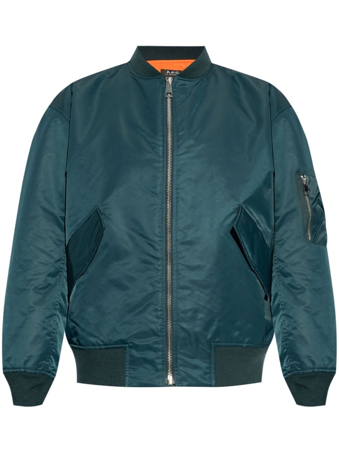 Куртка-бомбер с вышитым логотипом APC A.P.C., синий
Куртка-бомбер с вышитым логотипом APC A.P.C., синий