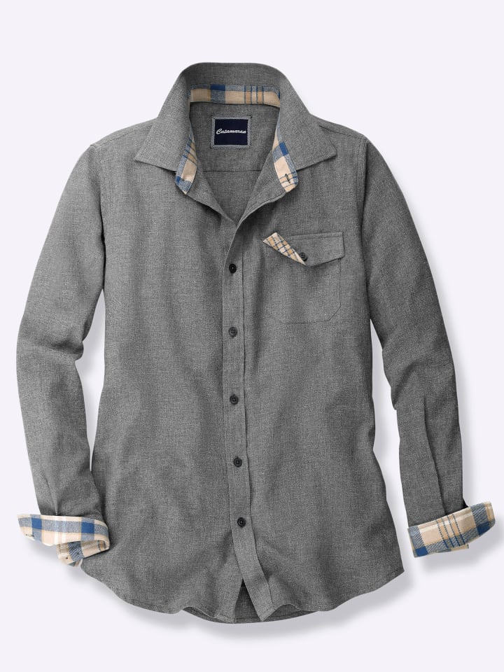 Рубашка с длинными рукавами цвета антрацитовый меланж WITT WEIDEN
Рубашка с длинными рукавами цвета антрацитовый меланж WITT WEIDEN