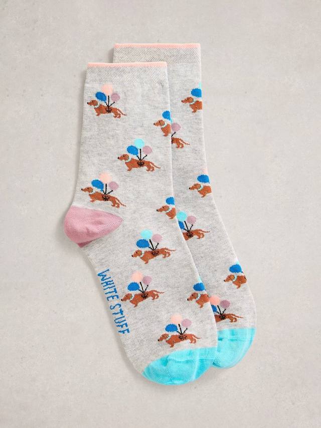 Носочки таксы до щиколотки White Stuff, Light Grey
Носочки таксы до щиколотки White Stuff, Light Grey