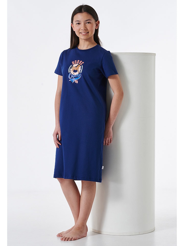 Schiesser Ночная рубашка темно-синего цвета
Schiesser Ночная рубашка темно-синего цвета