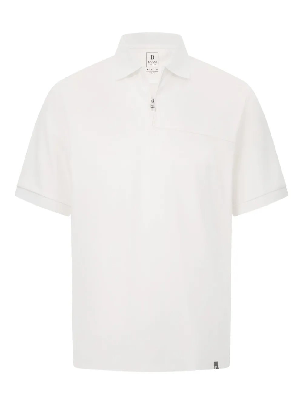 Рубашка поло с воротником на молнии Boggi Milano, белый
Рубашка поло с воротником на молнии Boggi Milano, белый