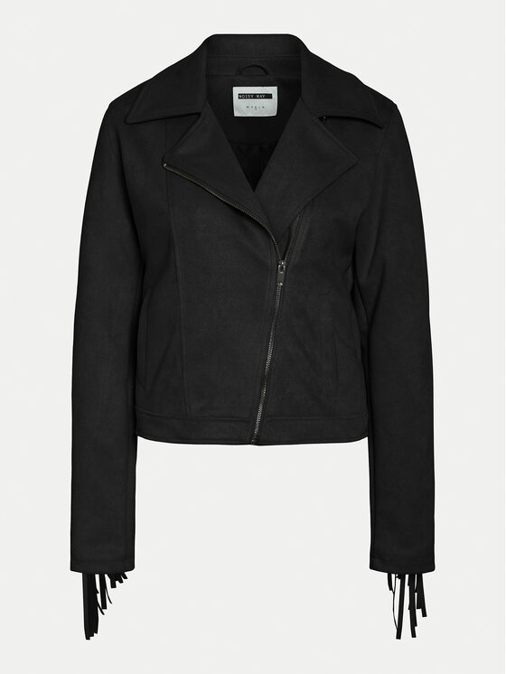 Куртка из искусственной кожи прямого кроя Abby 27033110 Noisy May, черный 
Куртка из искусственной кожи прямого кроя Abby 27033110 Noisy May, черный