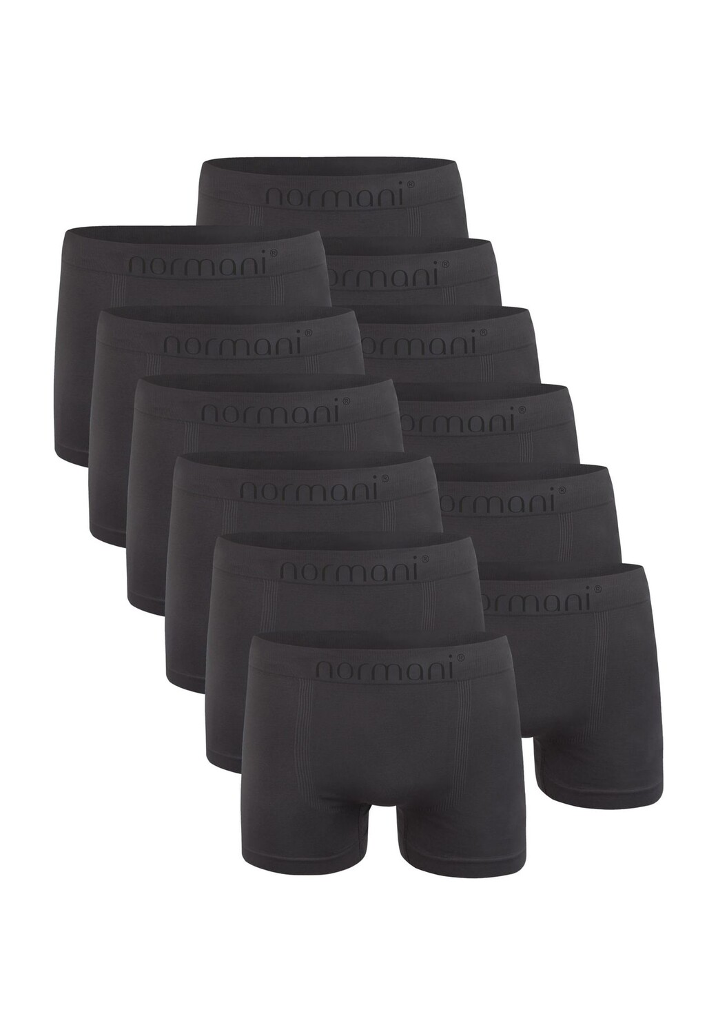 12 мужских боксеров из микрофибры normani, антрацит
12 мужских боксеров из микрофибры normani, антрацит