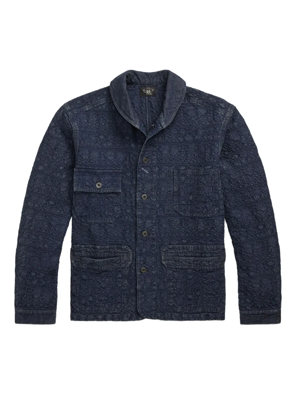 Фактурная куртка на пуговицах Ralph Lauren RRL, синий
Фактурная куртка на пуговицах Ralph Lauren RRL, синий