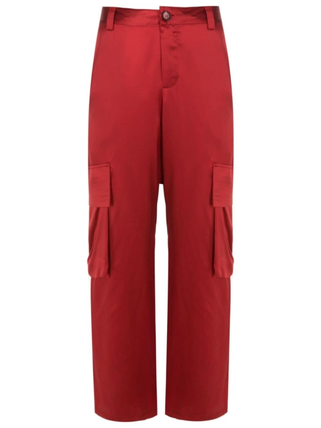 Шелковые брюки карго прямого кроя Uma | Raquel Davidowicz, красный
Шелковые брюки карго прямого кроя Uma | Raquel Davidowicz, красный