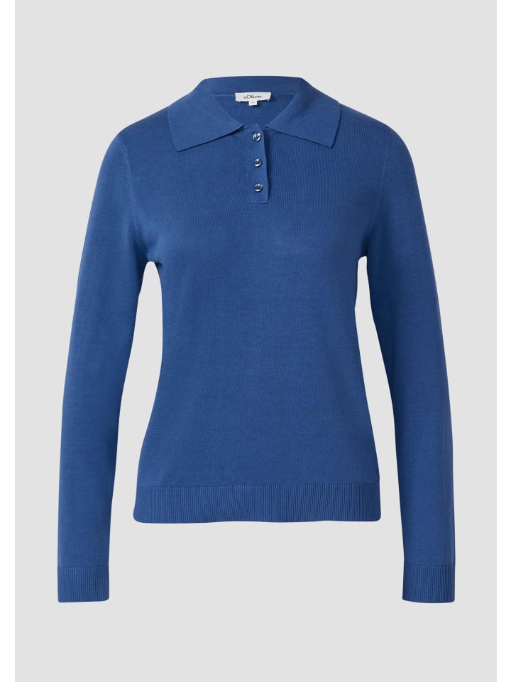 s.Oliver Вязаный свитер 5527_королевский синий
s.Oliver Вязаный свитер 5527_королевский синий