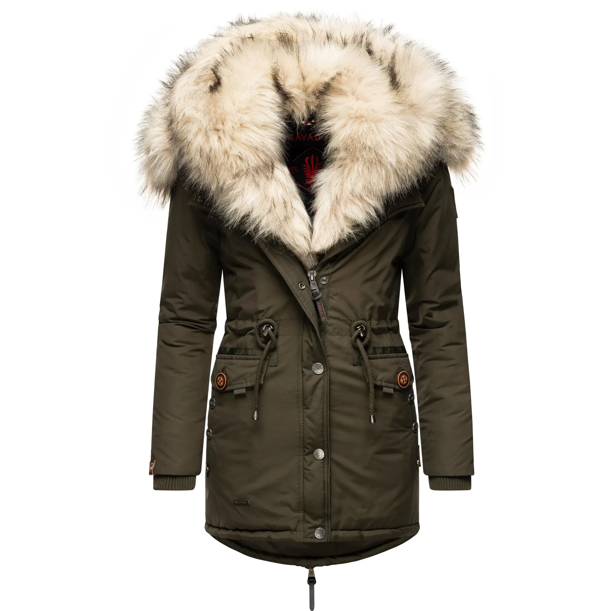 Зимнее пальто Navahoo "Sweety", классная зимняя парка с двумя капюшонами из искусственного меха, зеленый
Зимнее пальто Navahoo "Sweety", классная зимняя парка с двумя капюшонами из искусственного меха, зеленый