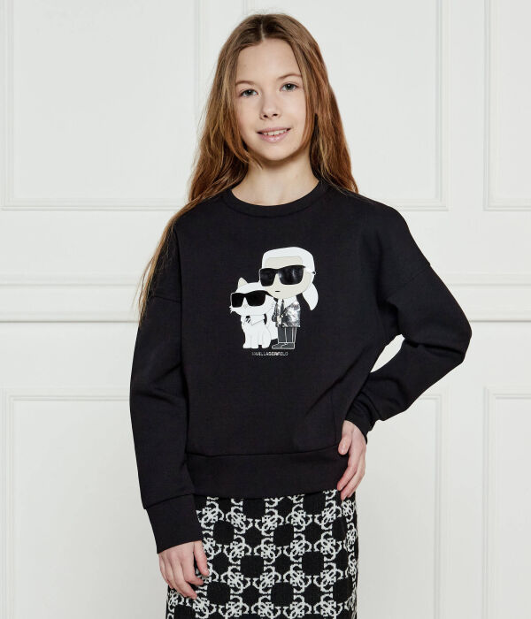 Толстовка Regular Fit Karl Lagerfeld Kids с логотипом, черный
Толстовка Regular Fit Karl Lagerfeld Kids с логотипом, черный