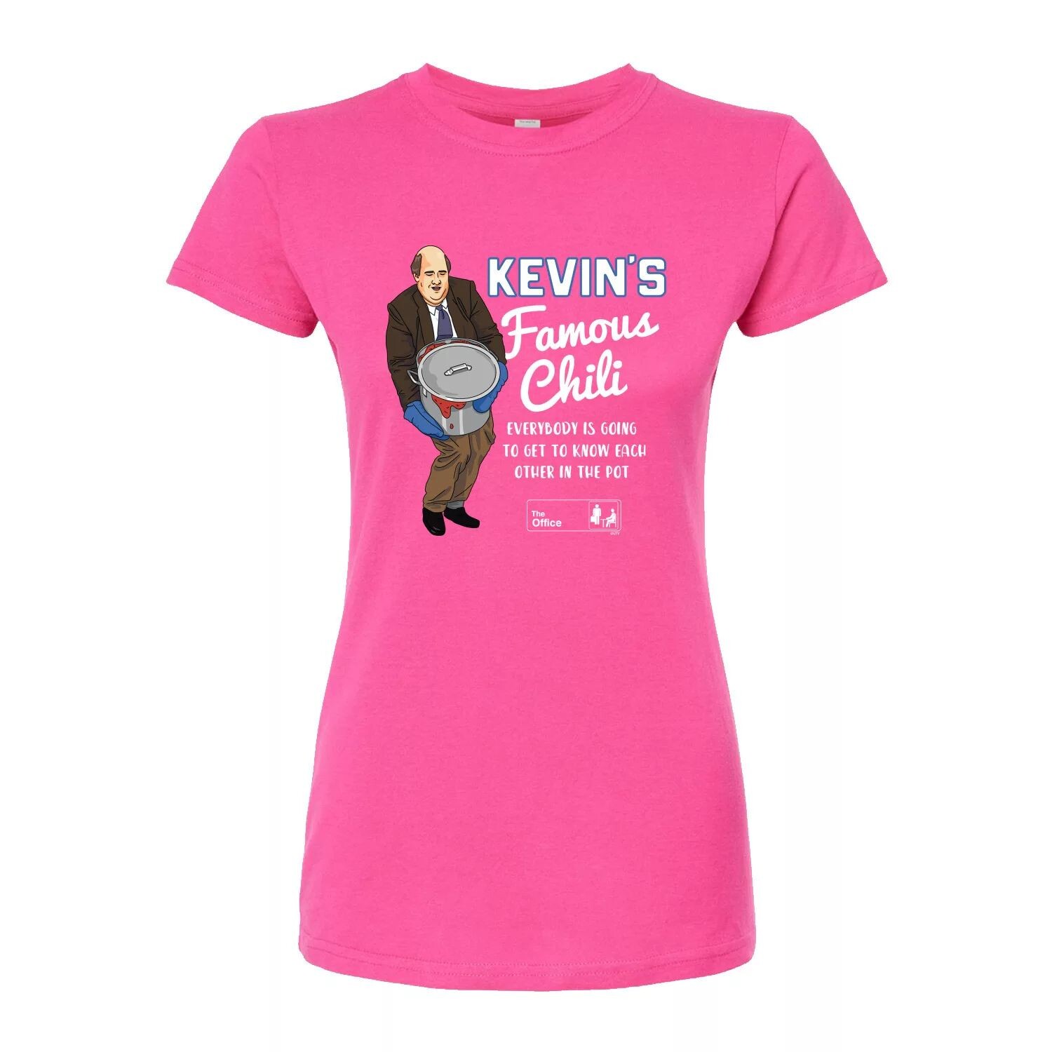 Облегающая футболка The Office Kevin's Chilli для юниоров Licensed Character, розовый
Облегающая футболка The Office Kevin's Chilli для юниоров Licensed Character, розовый