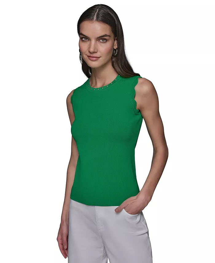 Женский безрукавный свитер с воланом KARL LAGERFELD PARIS, зеленый
Женский безрукавный свитер с воланом KARL LAGERFELD PARIS, зеленый