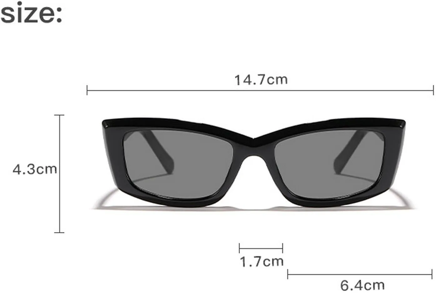 Модные солнцезащитные очки «кошачий глаз» для женщин, зелено-коричневые солнцезащитные очки для женщин, тренды Y2K, очки с защитой от УФ-излучения UV400 mincl, Black
Модные солнцезащитные очки «кошачий глаз» для женщин, зелено-коричневые солнцезащитные очки для женщин, тренды Y2K, очки с защитой от УФ-излучения UV400 mincl, Black