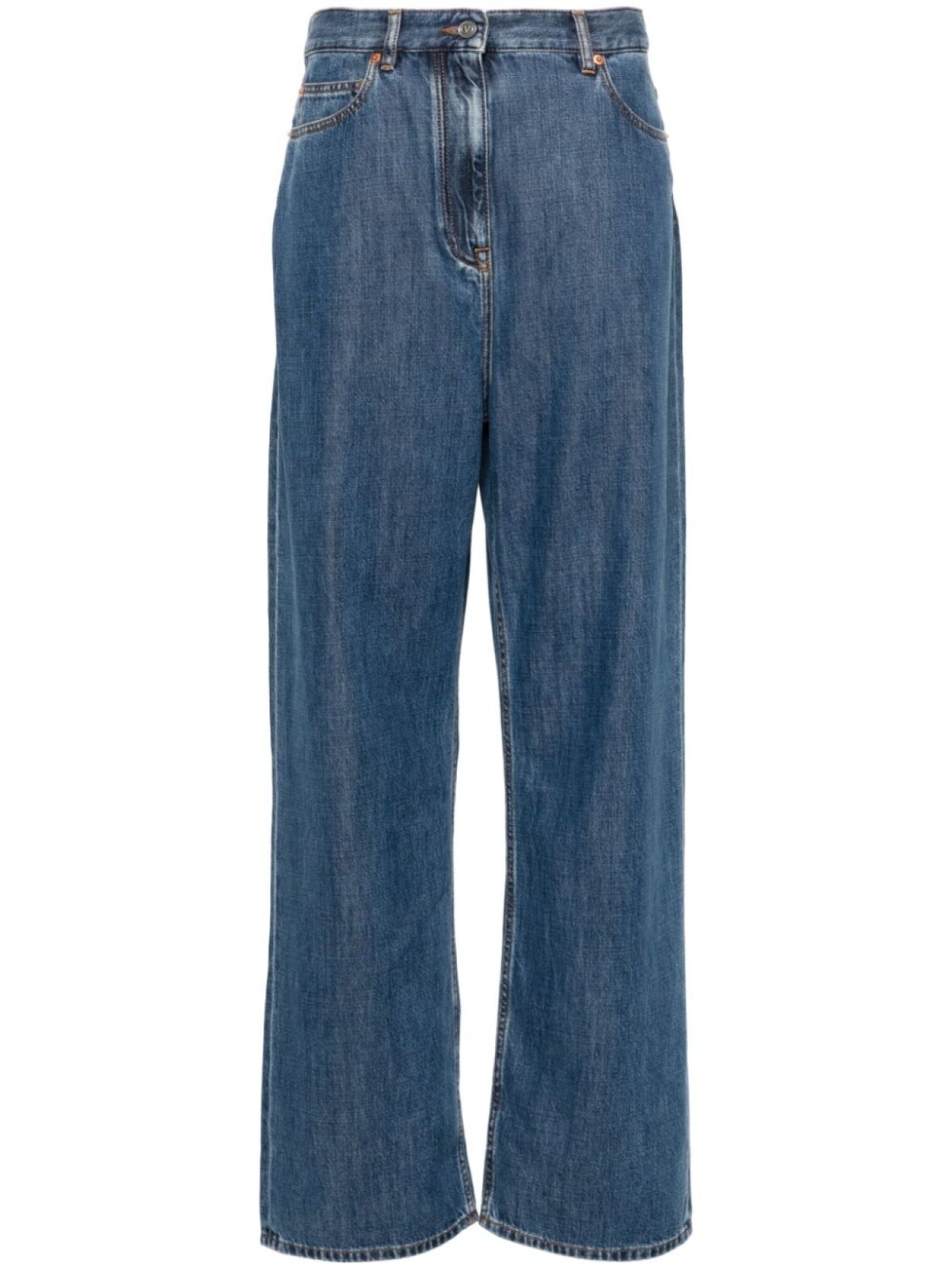 Valentino Garavani джинсы с нашивкой-логотипом, синий
Valentino Garavani джинсы с нашивкой-логотипом, синий