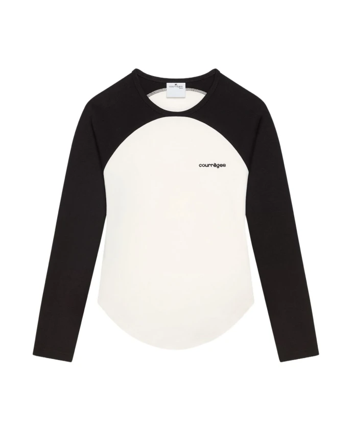 Футболка с длинными рукавами и контрастными круглыми линиями Courrã¨Ges, белый
Футболка с длинными рукавами и контрастными круглыми линиями Courrã¨Ges, белый