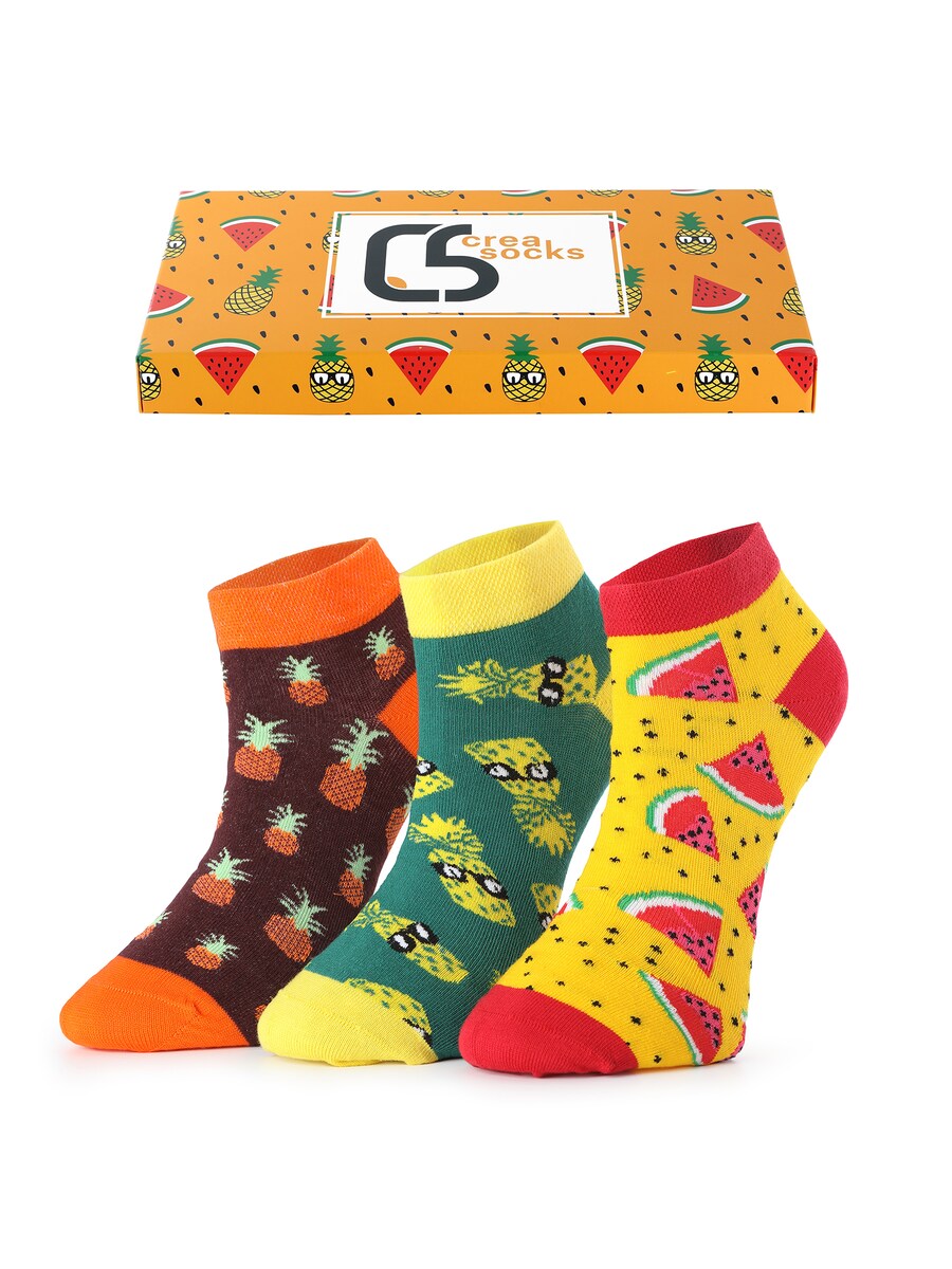 Носки до щиколотки Crea Socks Obst, Mixed Colors
Носки до щиколотки Crea Socks Obst, Mixed Colors