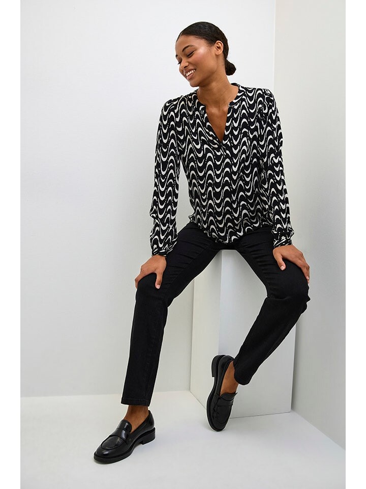 Блуза Kaffe, черный/белый
Блуза Kaffe, черный/белый