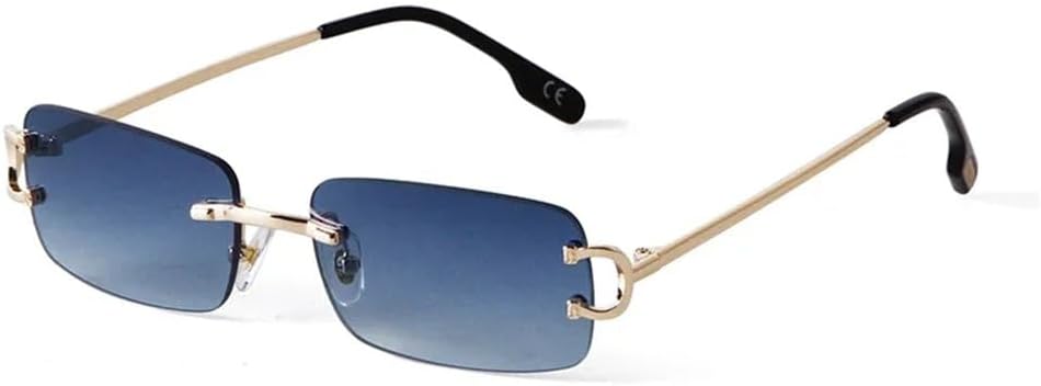 Солнцезащитные очки без оправы в винтажной металлической оправе, прямоугольные, для женщин и мужчин. Модные солнцезащитные очки без оправы с тонировкой для женщин MTZJH, C3 Gold Blue
Солнцезащитные очки без оправы в винтажной металлической оправе, прямоугольные, для женщин и мужчин. Модные солнцезащитные очки без оправы с тонировкой для женщин MTZJH, C3 Gold Blue