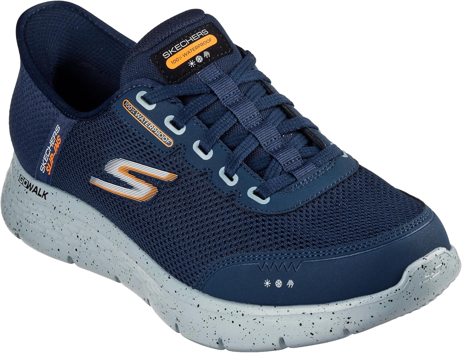 Мужские слипоны Skechers Hands Free Go Walk Flex - 100 водонепроницаемые, темно-синий
Мужские слипоны Skechers Hands Free Go Walk Flex - 100 водонепроницаемые, темно-синий