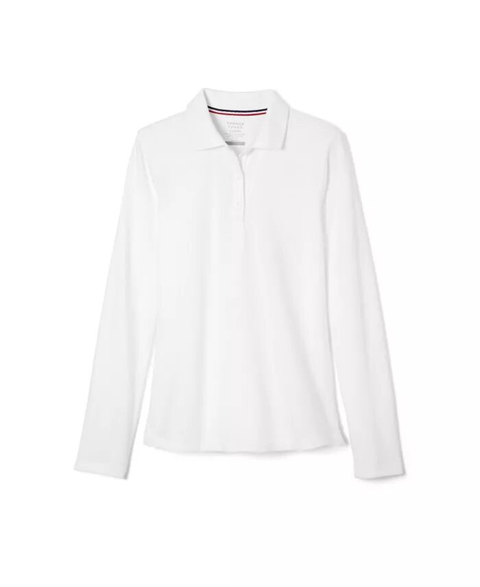 Рубашка-поло с длинным рукавом из стрейч-пике для больших девочек French Toast, белый
Рубашка-поло с длинным рукавом из стрейч-пике для больших девочек French Toast, белый