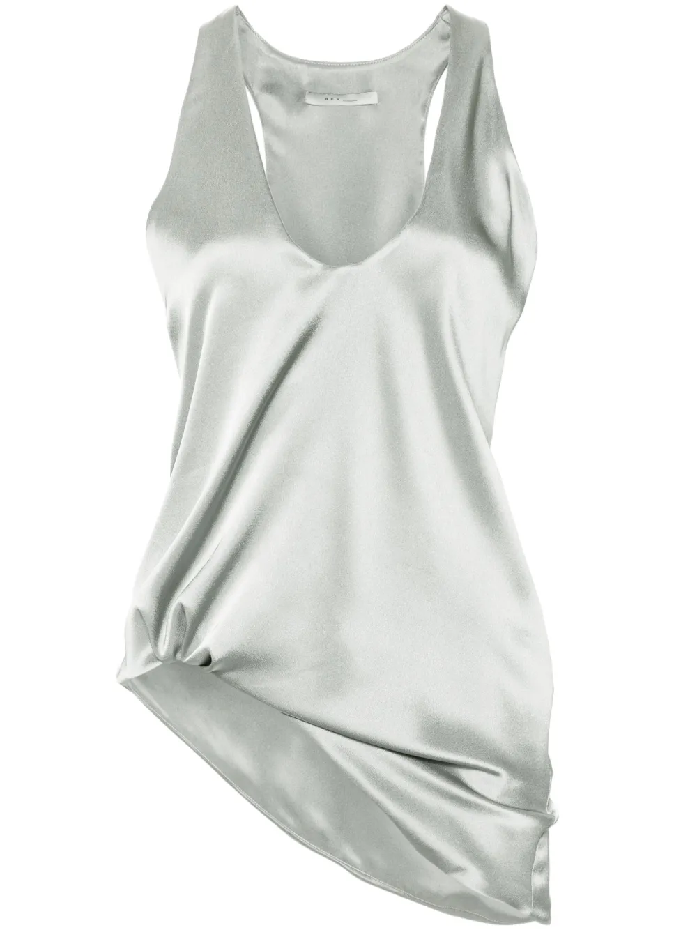 Атласный топ асимметричного кроя REV, серый
Атласный топ асимметричного кроя REV, серый